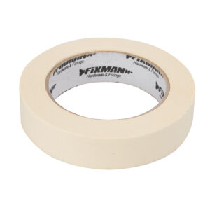 Crepe paper tape with synthetic rubber adhesive