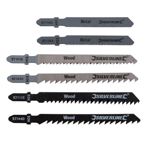 Set of the most popular bayonet fitting jigsaw blades