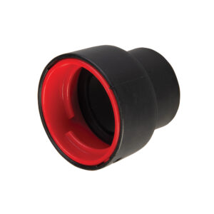 Straight hose adaptor for use with Triton DCA300 Dust Collection Bucket 23Ltr