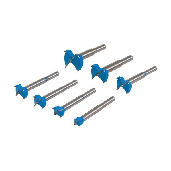 Guide rim enables drilling of angled or partial circular holes