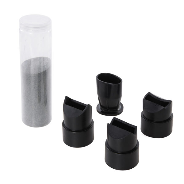 Soft rubber nozzles for sealing to flat & contoured surfaces