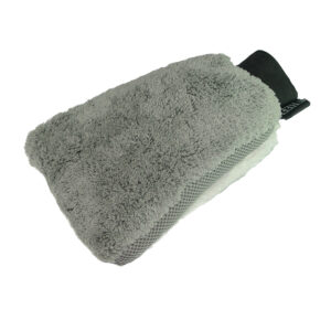 Polyester microfibre flannel wash mitt