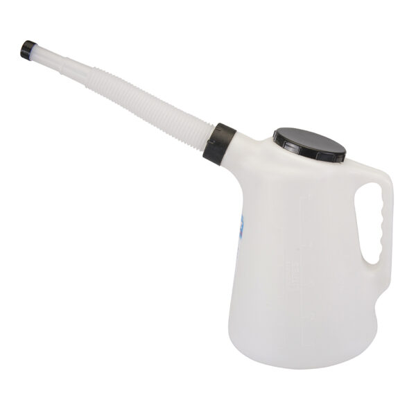 Opaque polyethylene with square handle & ergonomic finger indents