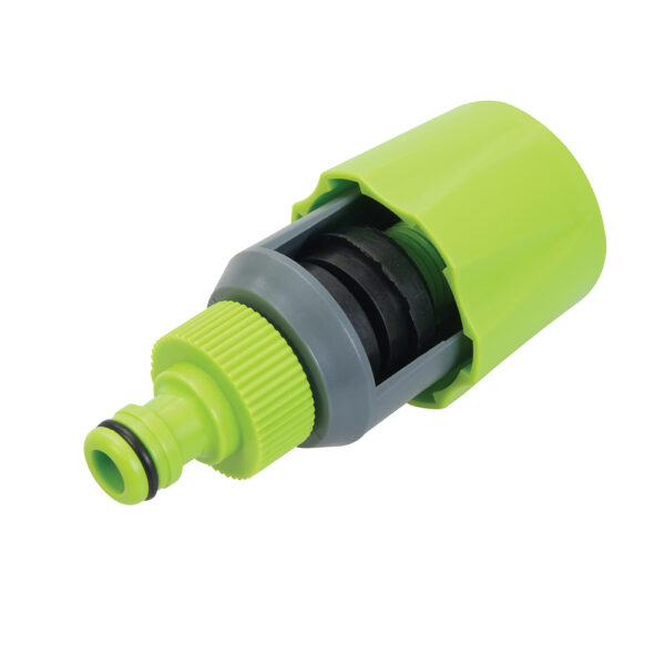 Ideal for easy connection of garden hoses to indoor taps