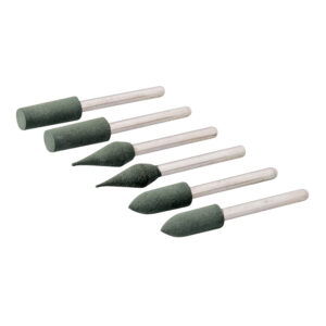 Mounted rubber polishing points: 2 cylindrical