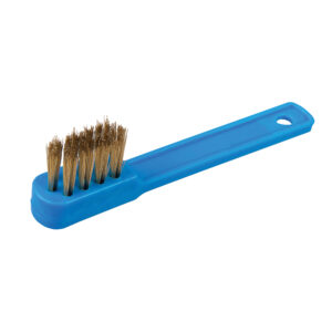 Brassed steel bristles