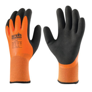 Latex-coated with thermal lining for comfort & warmth